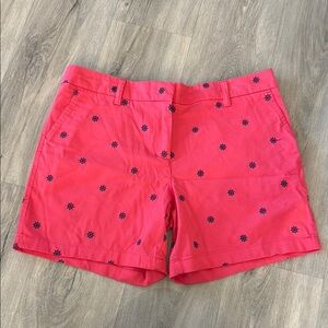🏴 British Khaki Pink Bermudas Vibrant Summer Style size 12